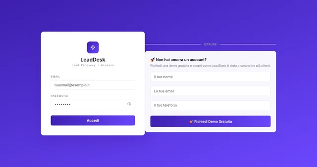 Anteprima di LeadDesk