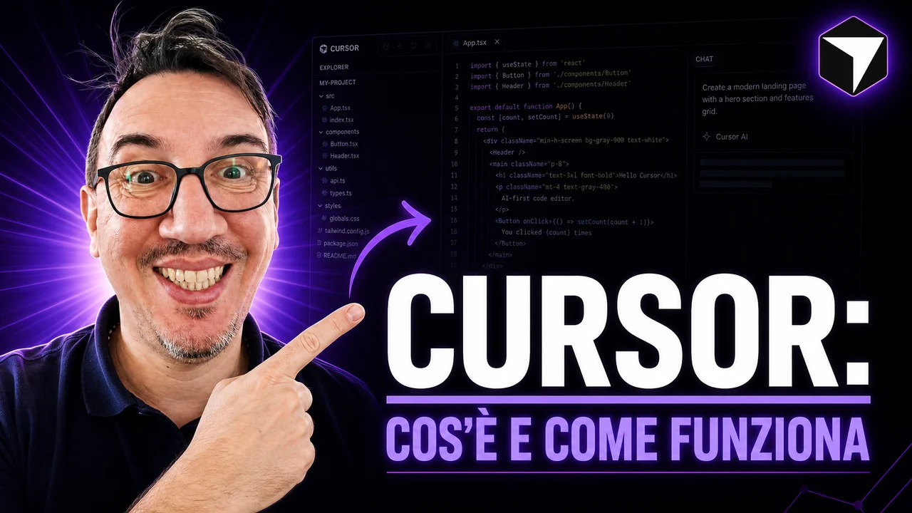 Cursor: cos'è e come funziona l'editor AI-first — Raffaele Mele