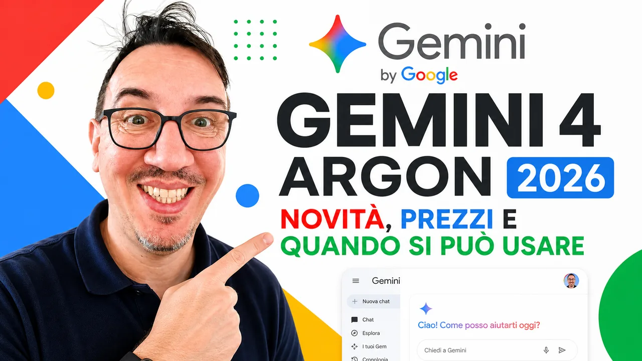 Gemini 4 Argon di Google: novità, prezzi e benchmark — Raffaele Mele
